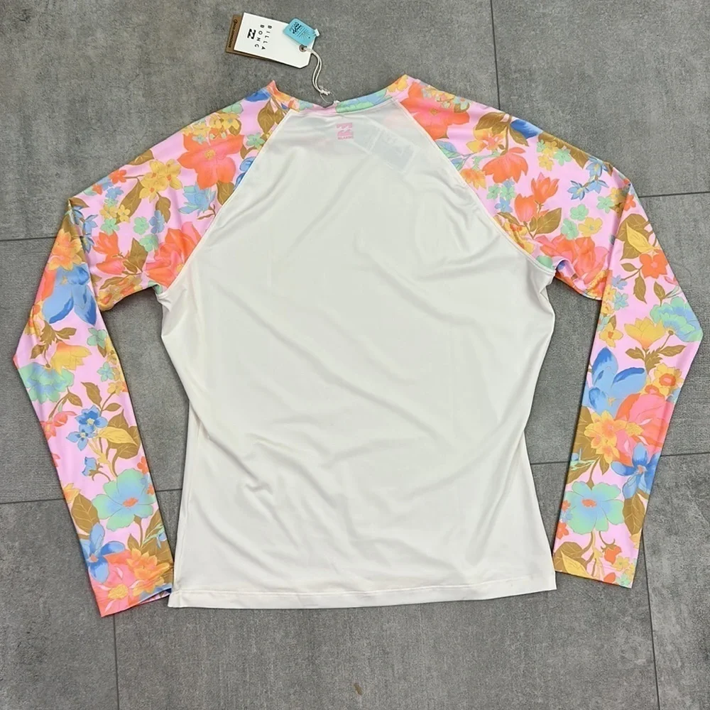 🔆BILLABONG🔆 PICK ME UP LONG SLEEVE RAS GUARD SUN SHIRT - Picture 9 of 12